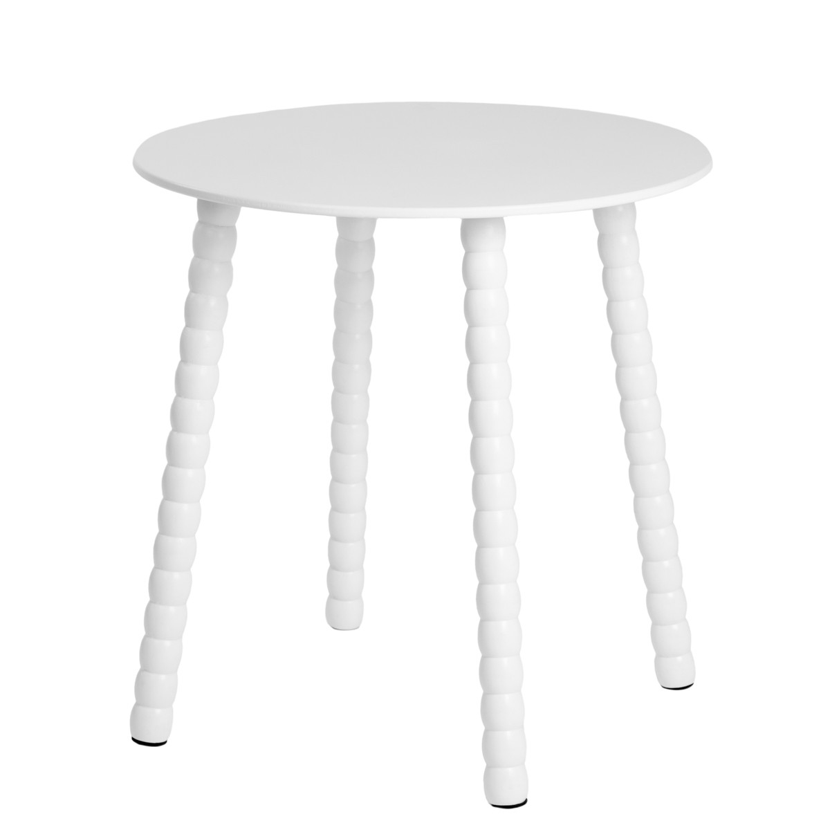 Stolik kawowy RESLE biały 50x50x50 cm HOMLA