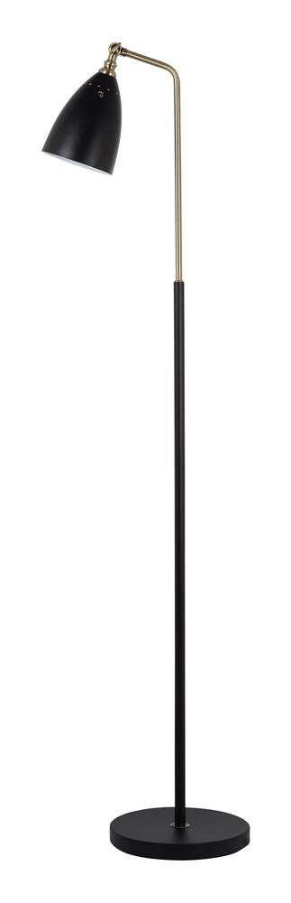 CANVAS Alton Floor Lamp, 55-3/4-in, Black/Gold