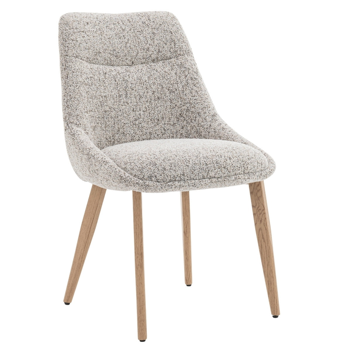 DÉJA Living Eetkamerstoel Malou - Beige/Naturel - Set van 2