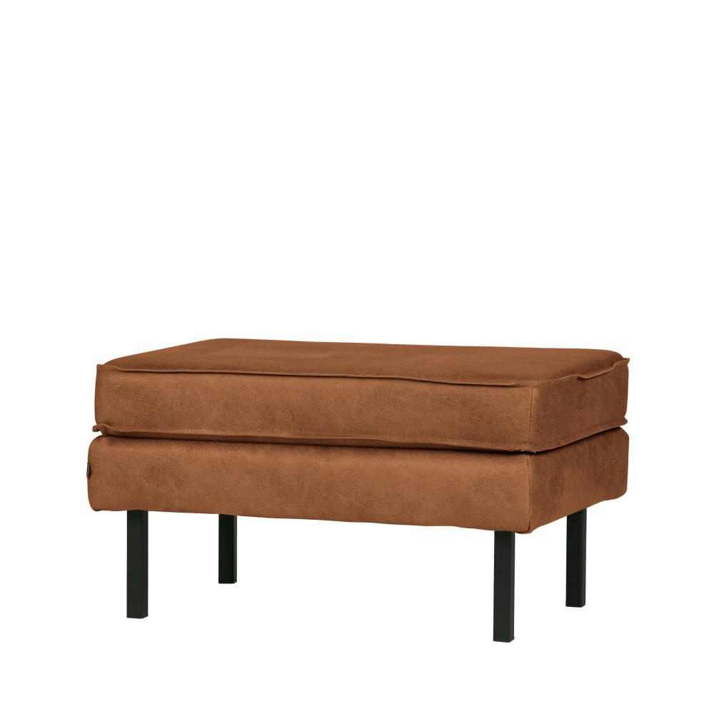 BRONCO - Repose-pieds en simili cognac