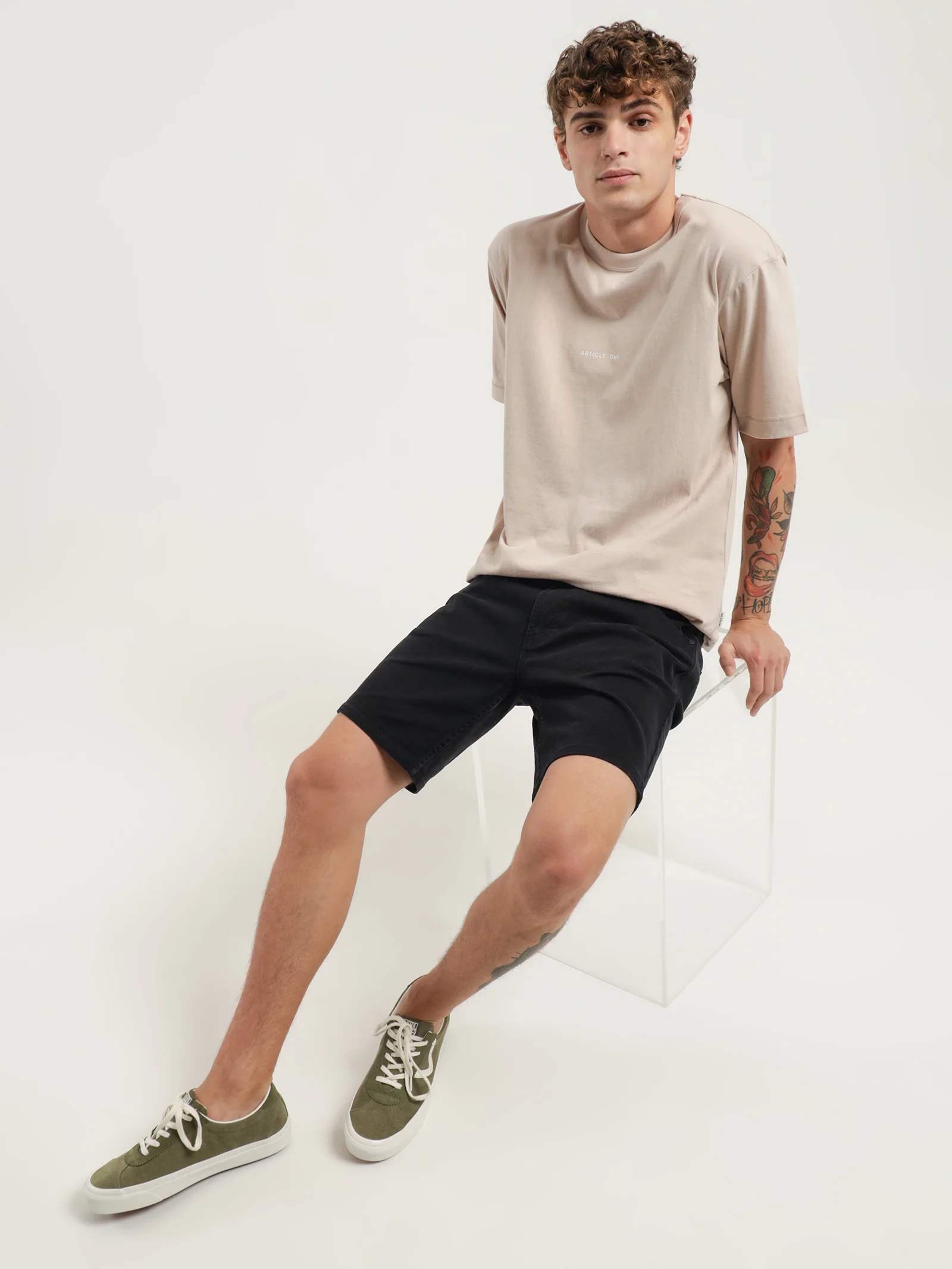 Niko Slim Denim Shorts