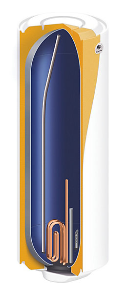 Chauffe eau électrique Blindé Horizontal raccordement latéral - Monophasé - 75l - 2000W - Horizontal mural - Diamètre : 513 - Hau
