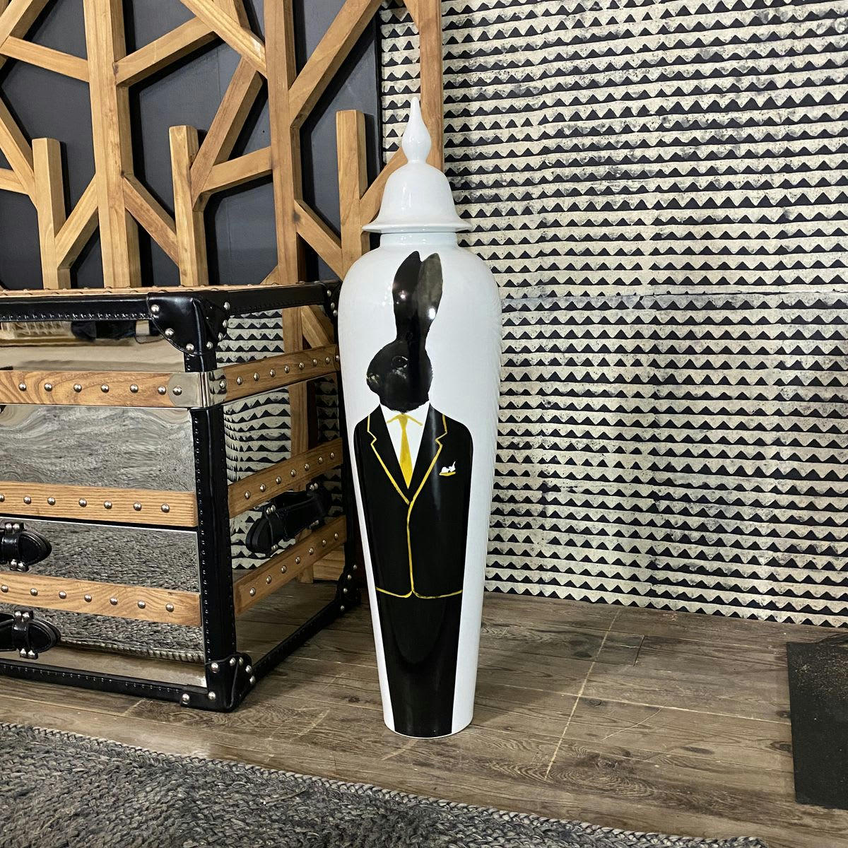 - Vase paint à la main en céramique