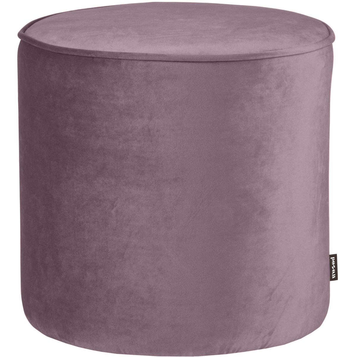 WOOOD poef hoog Sara - Velvet - Warm Lila - 46x46x46