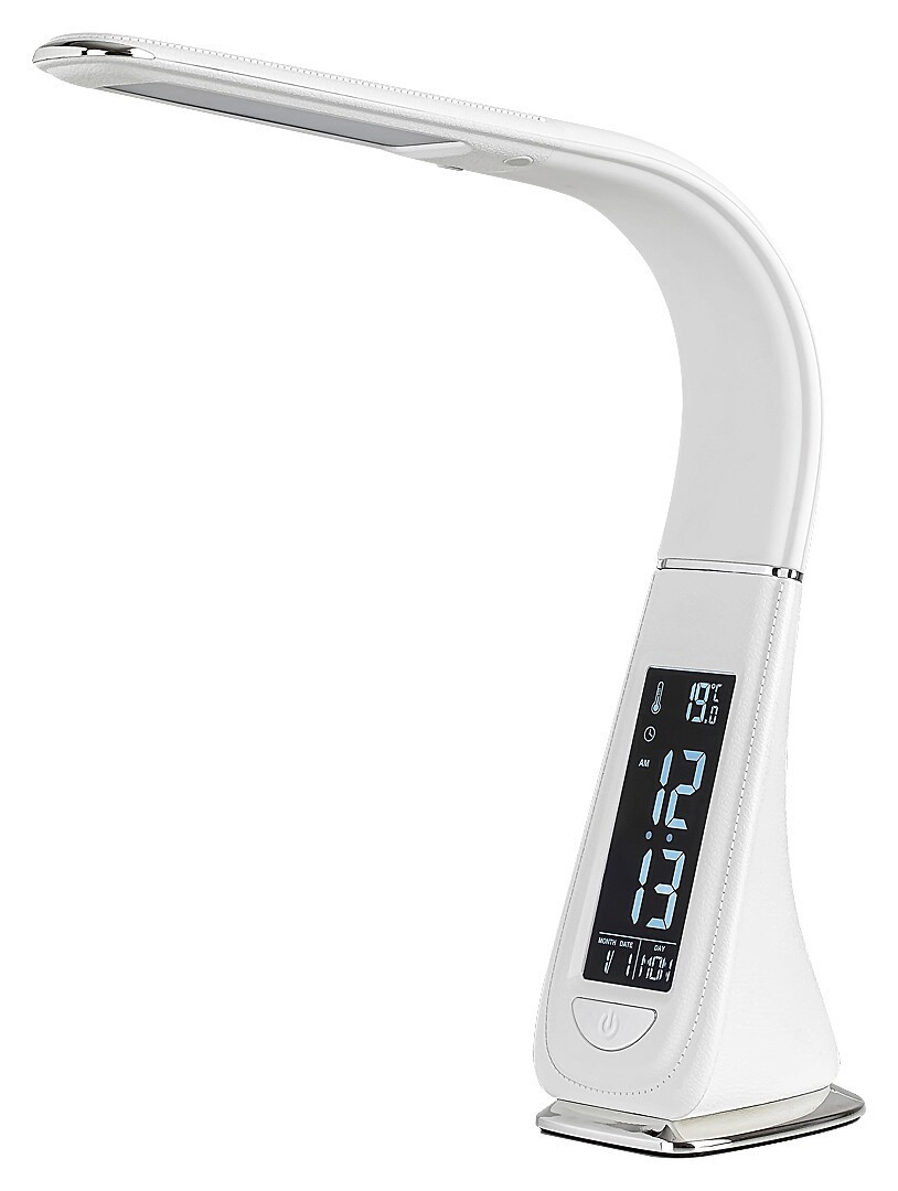 Lampka biurkowaLionel biała LED 5W Zimna biel wys:33,5cm Rabalux