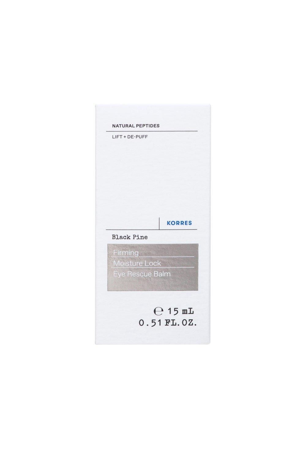 Korres Black Pine 4D Eye Rescue Balm Firming Moisture Lock