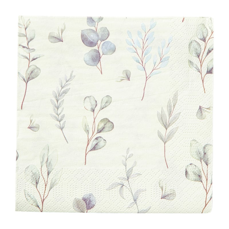 Servetten botanisch - 33x33 cm - set van 20