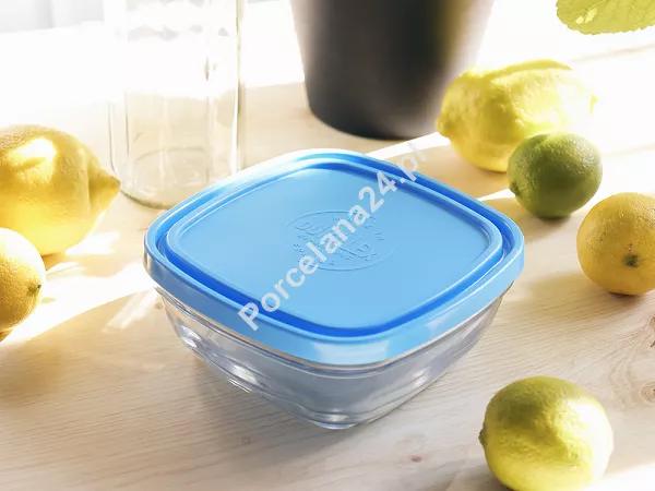 Kpl. 5 pojemników kwadratowych z pokrywkami Duralex - Freshbox 11.DX.FRK.50089