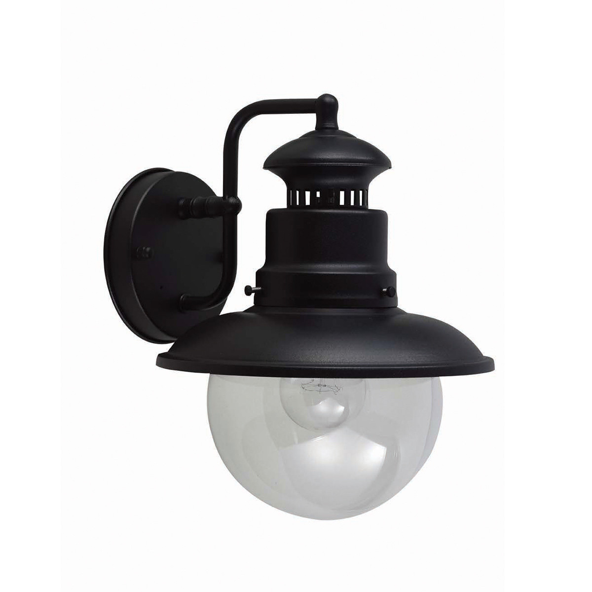 Kinkiet zewnętrznyczarny Shipston 1xE27x60W IP44 Garden Zone