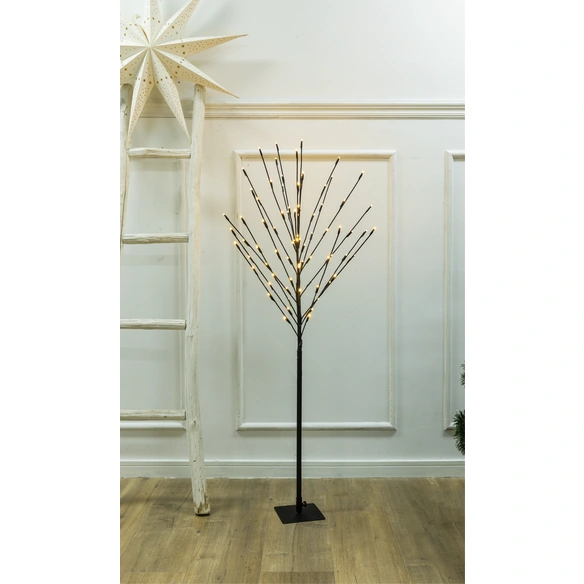 LED-Baum, 80 LED, Höhe 120 cm, warmweiß