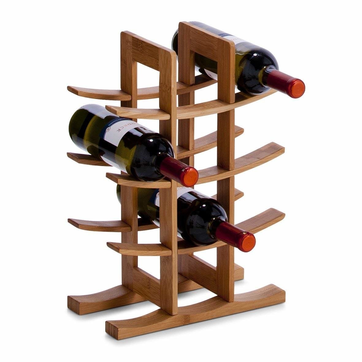 Bambusowy stojak na wino - 12 butelek, ZELLER