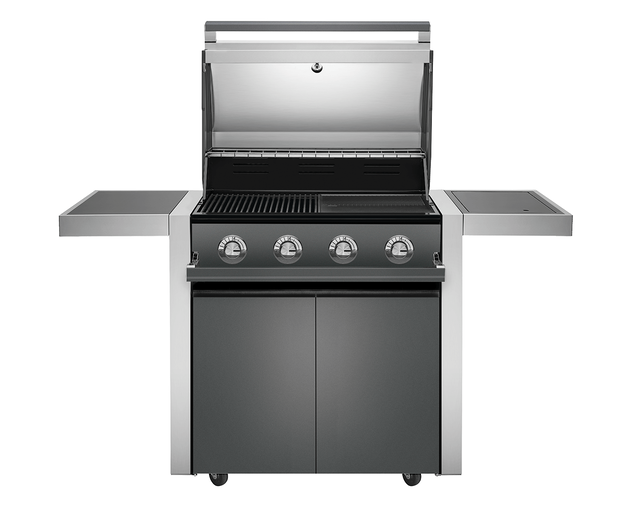 BeefEater 1700 Series - 4 Burner BBQ With Side Burner