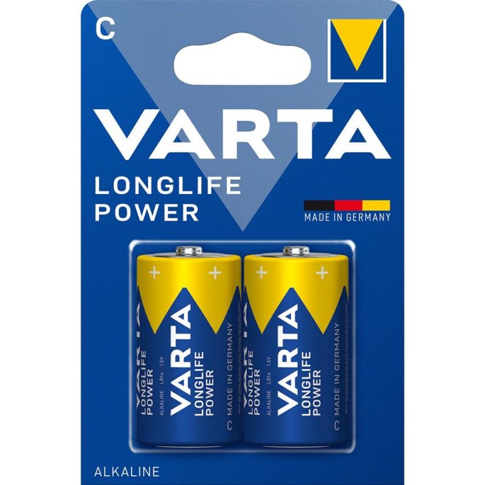 BATTERIER VARTA LONGLIFE POWER C 2STK