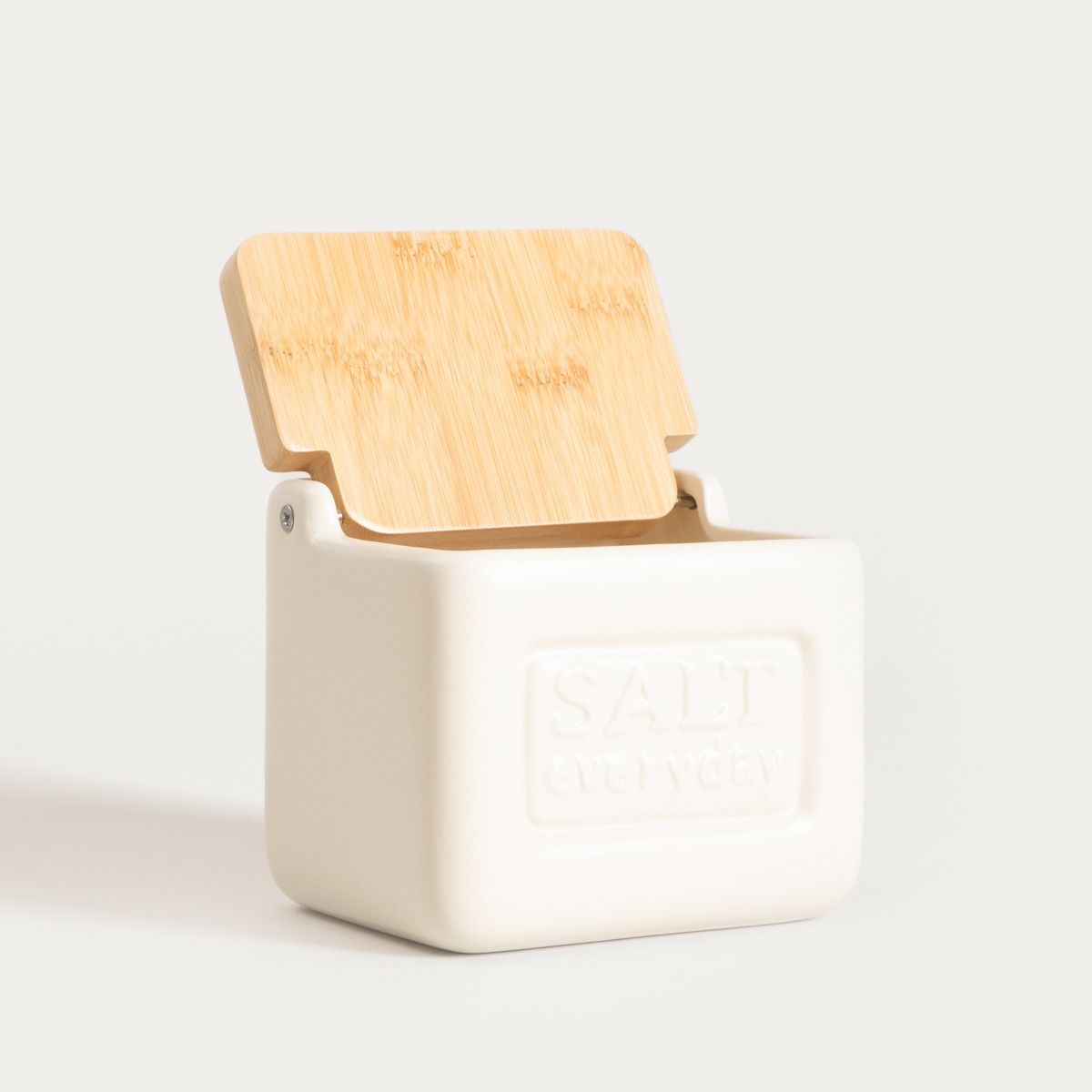 Pojemnik SYLAN na sól śmietankowy 12x11 cm