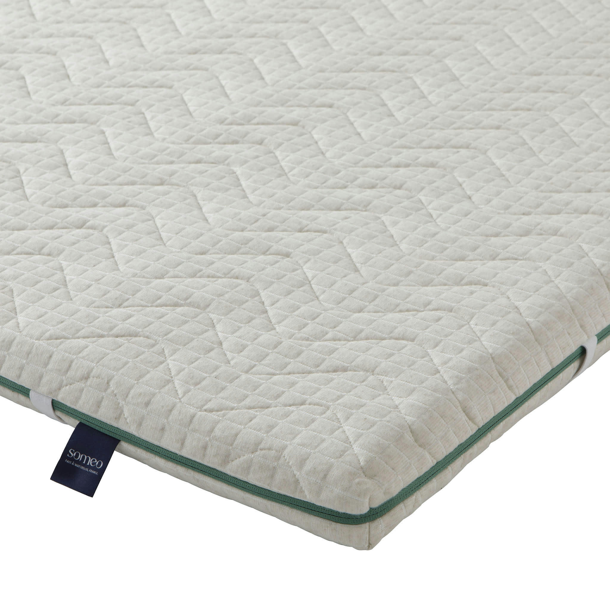 AUBE - Surmatelas écoresponsable latex naturel 140x190