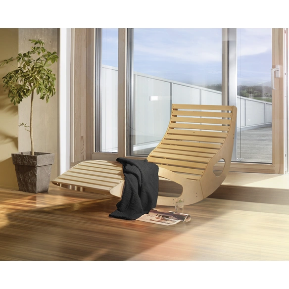 Wellnessliege Linde natur 165 x 64 x 95 cm