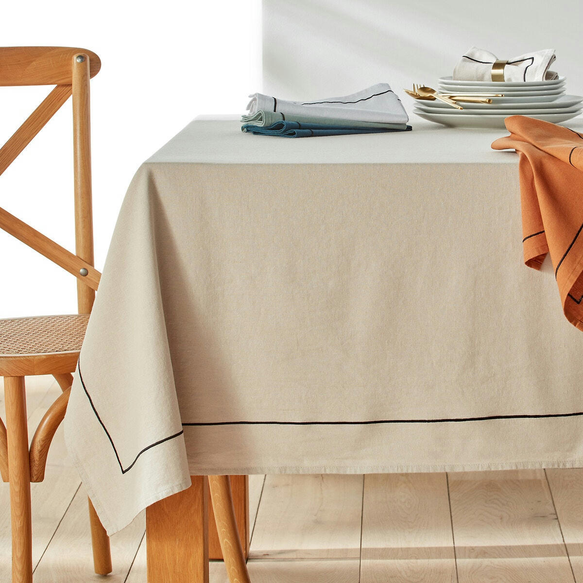 Nappe lin/coton lavé Métis Bourdon