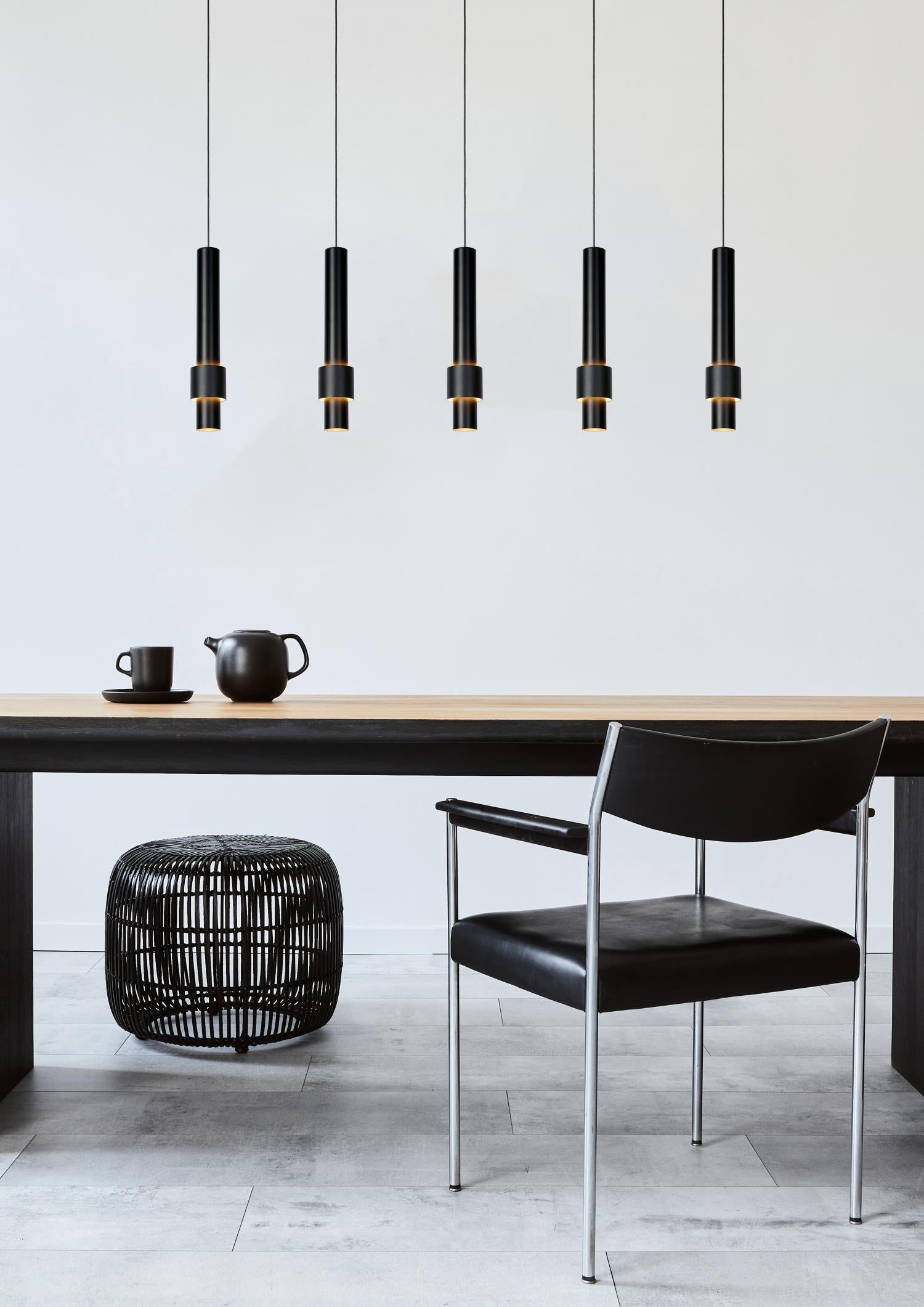 Lucide hanglamp MARGARY - Geïntegreerde LED - Zwart