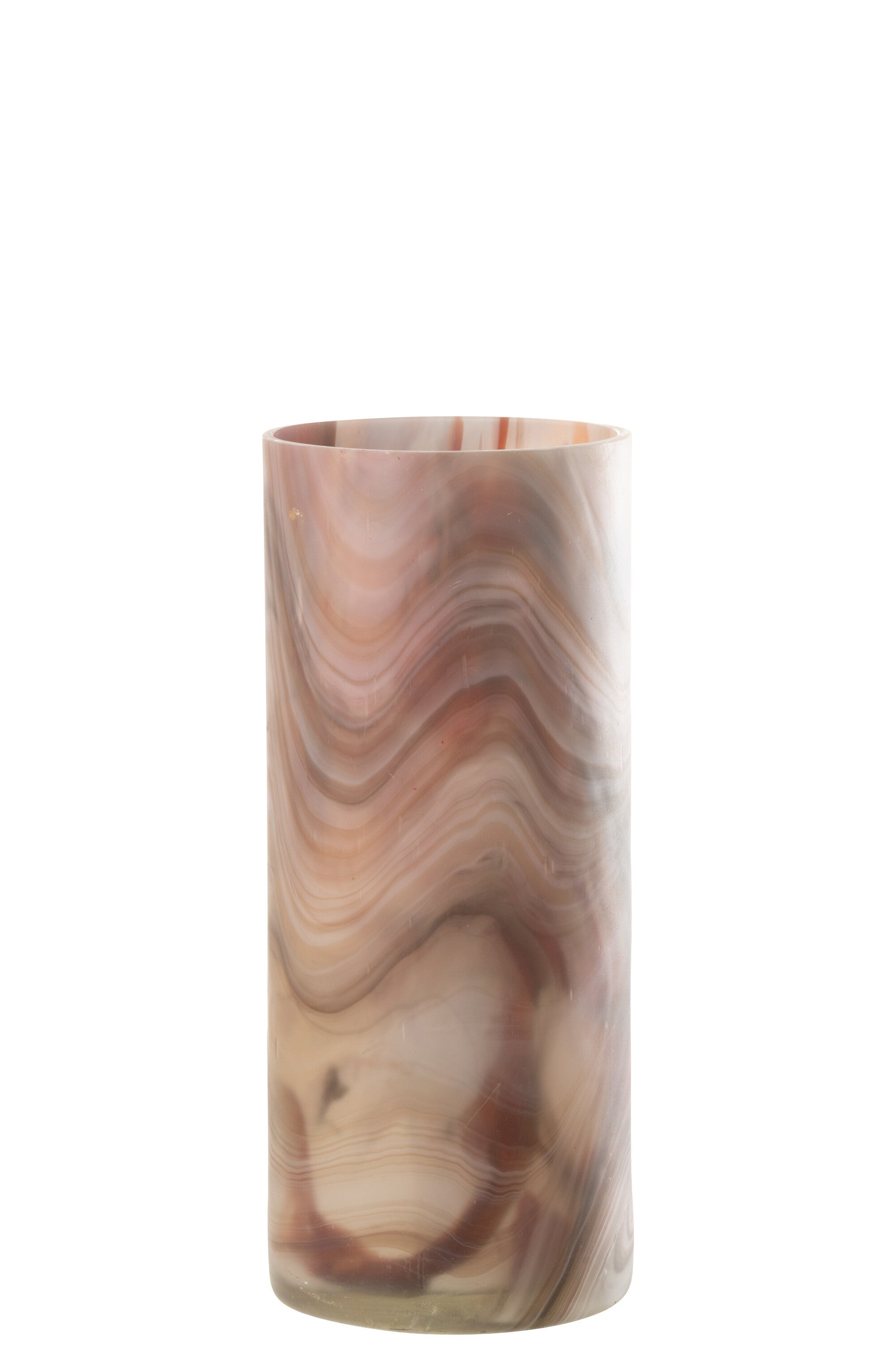 J-Line kaarshouder Arti - glas - bruin - small