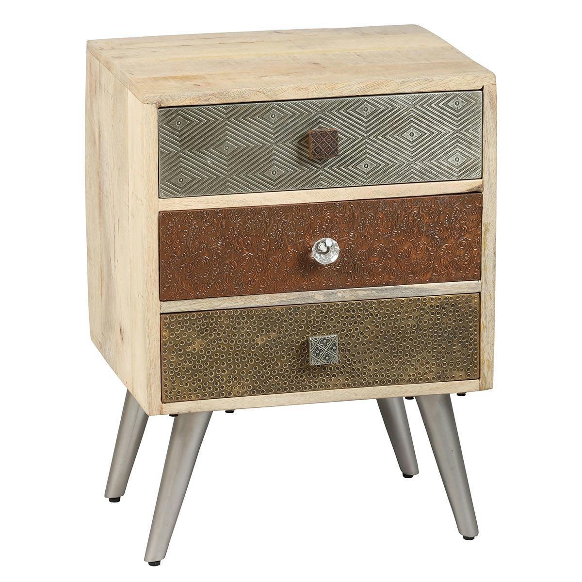 RAZON - Chevet  3 tiroirs