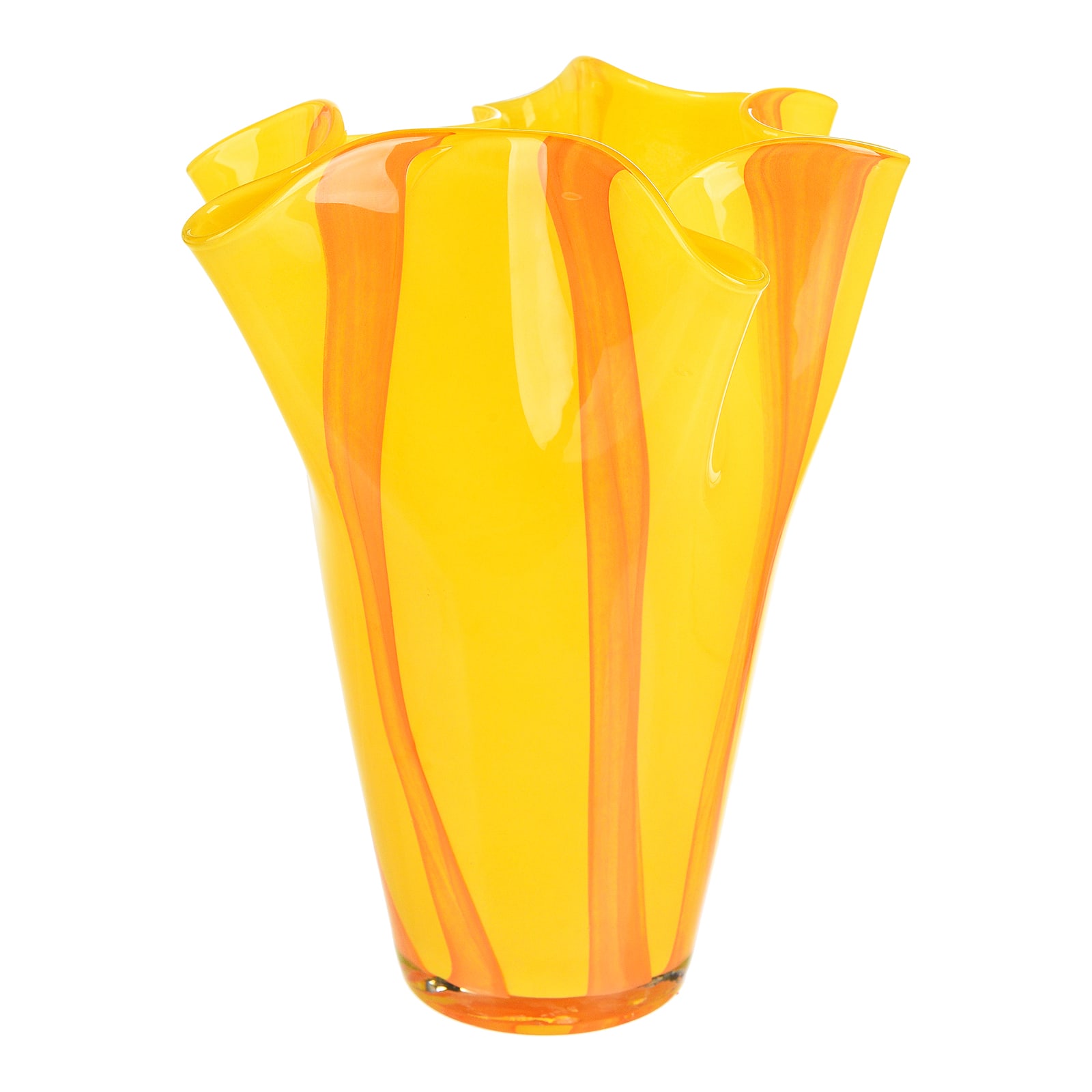Vase Tulip Gelb, ⌀ 18 cm, H 210 mm