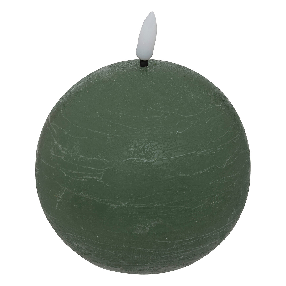 "Molia" LED ball candle Green, D.10 cm
