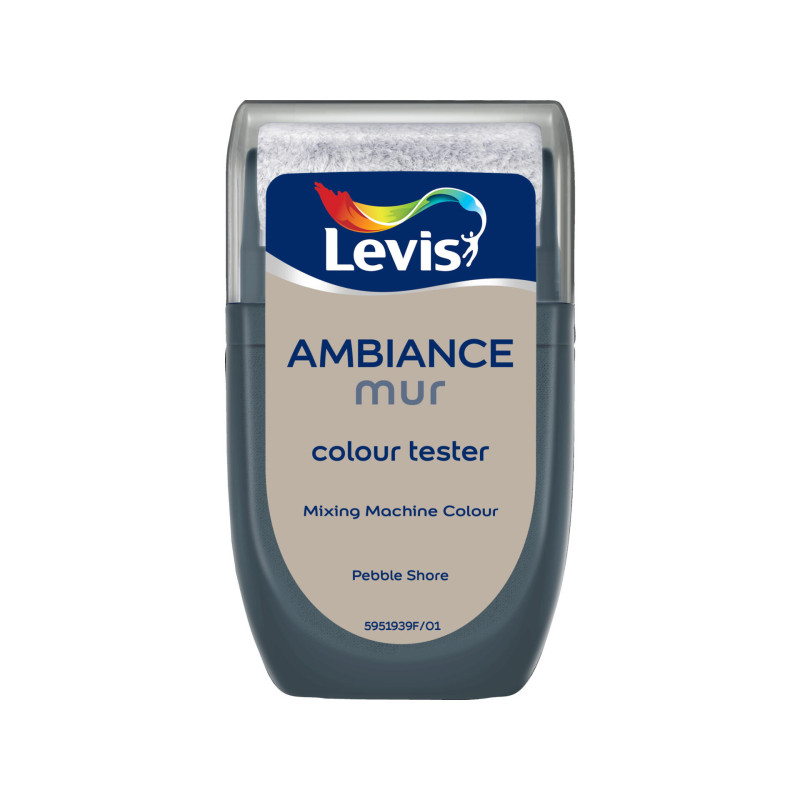 Testeur peinture pour murs Ambiance Pebble Shore extra mat 0,03 L LEVIS
