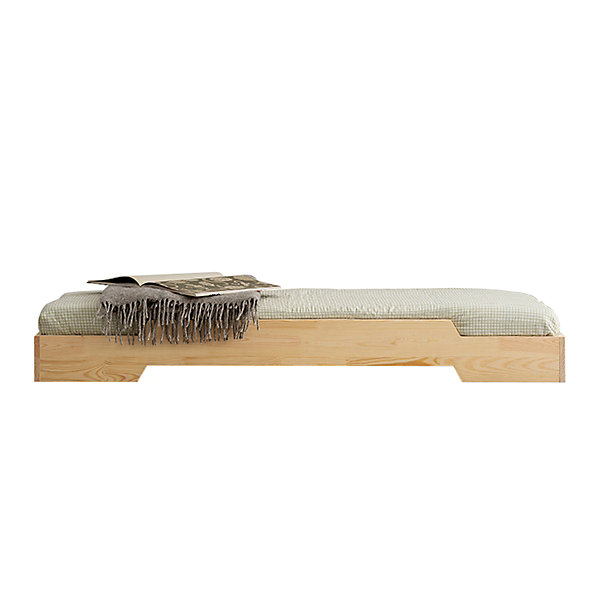 Lit 90x190 sommier inclus Cyrielle Bois