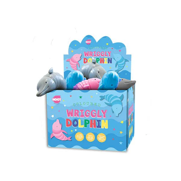 Hoot Coloured Wriggly Dolphin