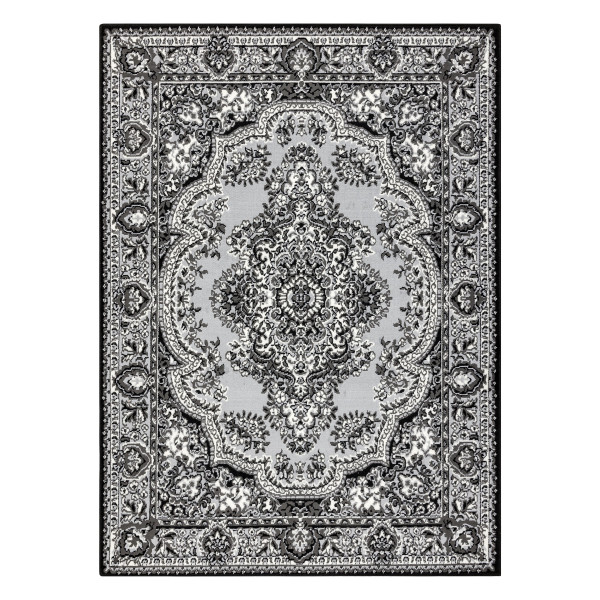Dywan BCF Morad WIOSNA Ornament, klasyczny - szary 80x150 cm