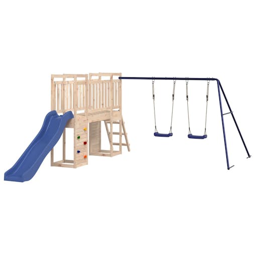 NNEVL Outdoor Playset Solid Wood Pine