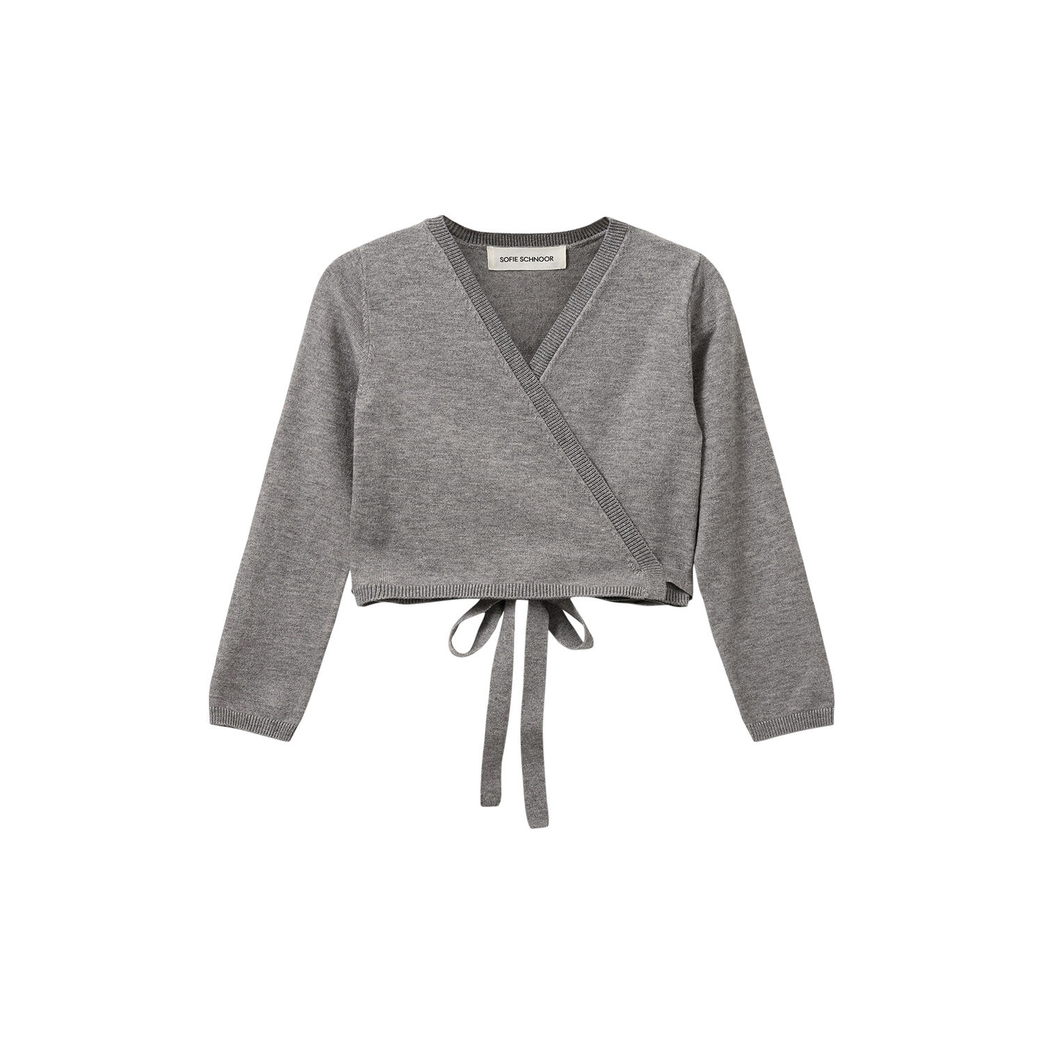 GracySK Cardigan, light grey melange