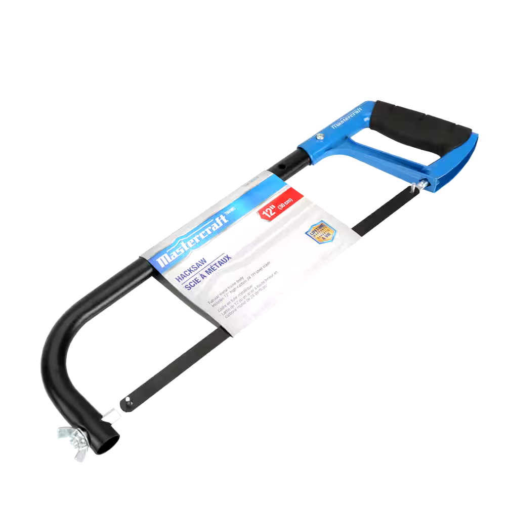 Mastercraft 24-TPI Adjustable Hacksaw, 12-in