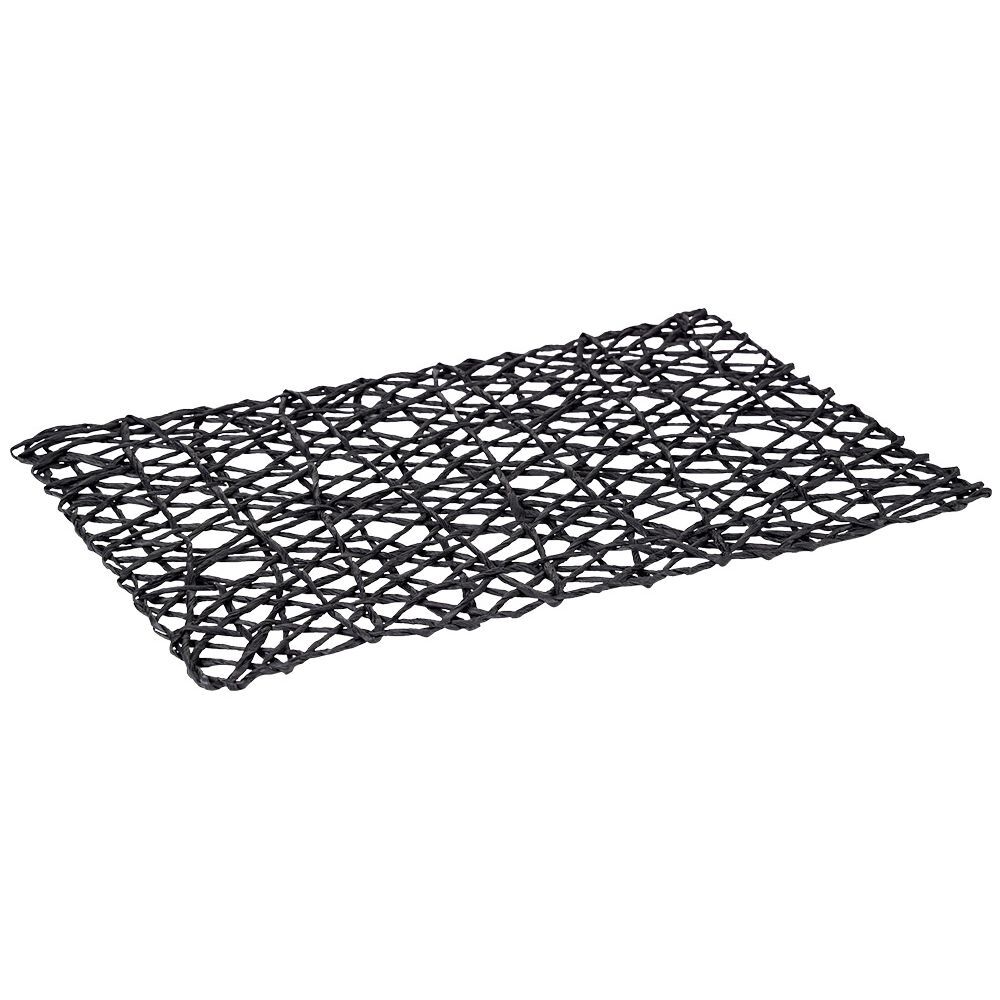 Set de table rectangulaire filaire noir