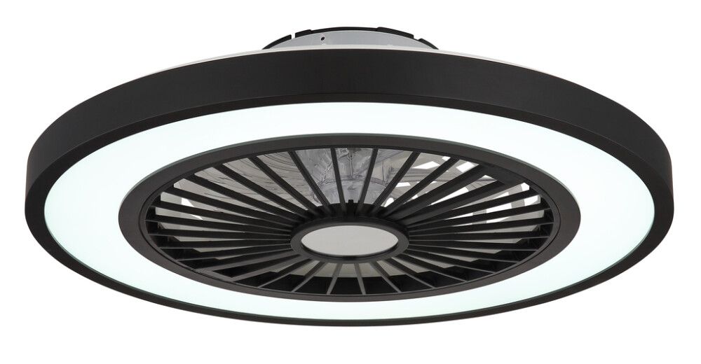 TAKLAMPE GLOBO BLIZZAK SVART Ø540X159MM