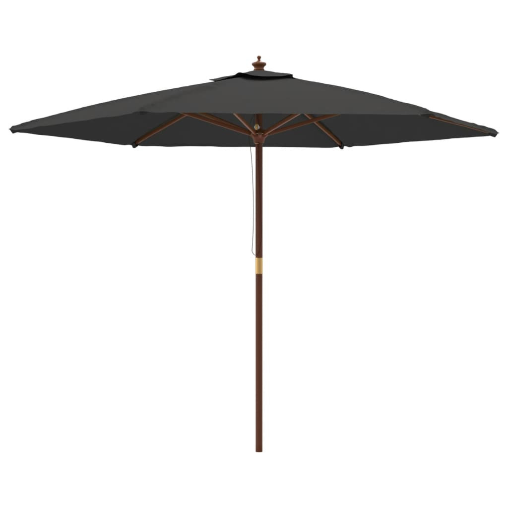Parasol ogrodowy AntracytvidaXL