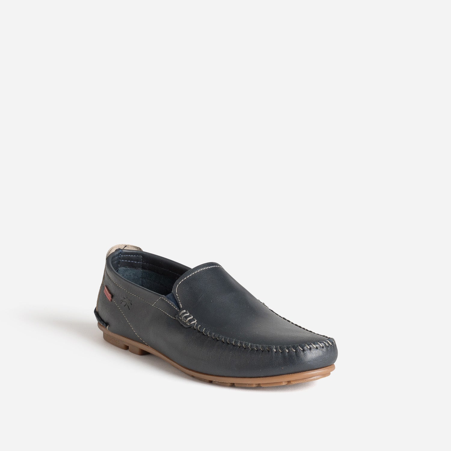 Mocassin FLUCHOS marine cuir