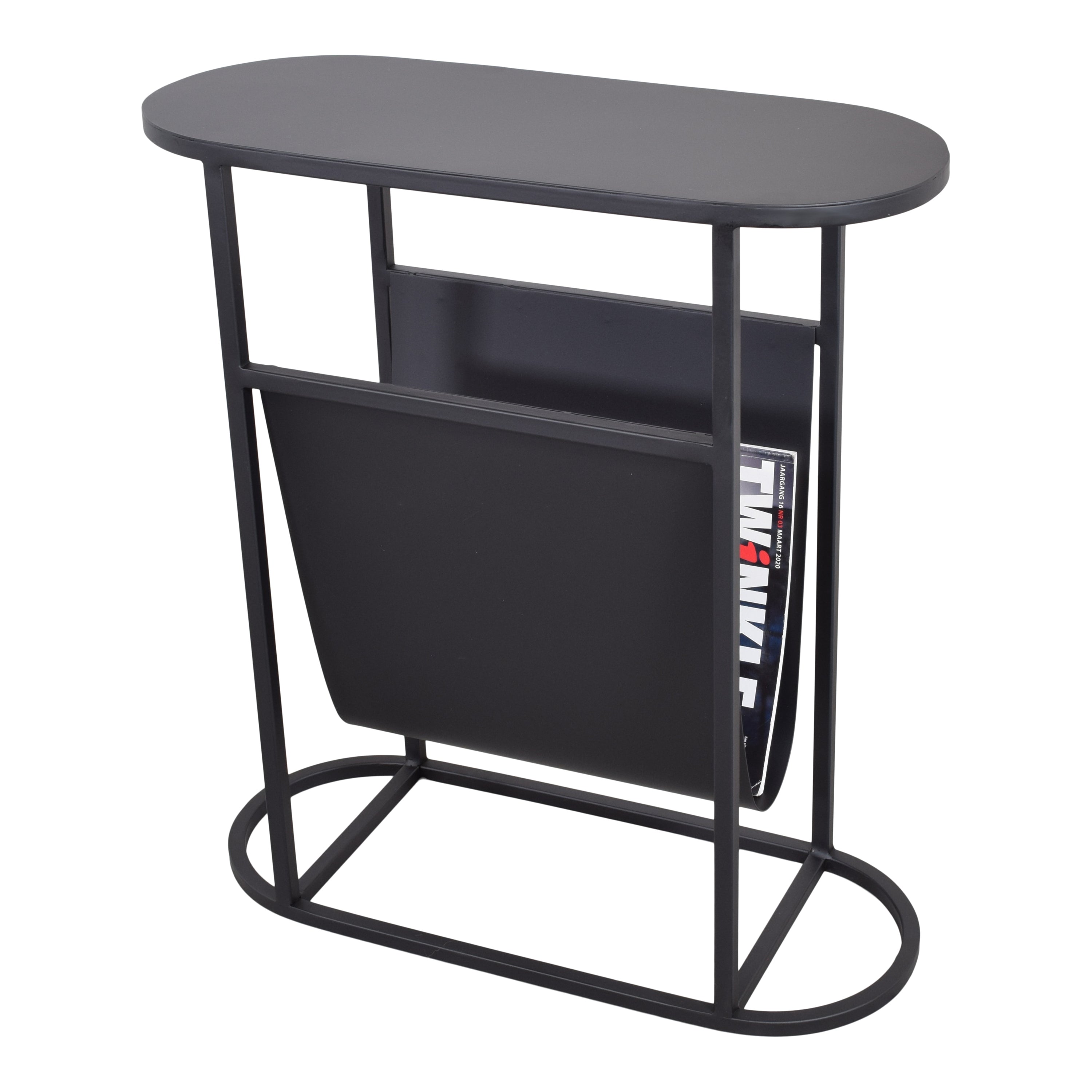 LOFT42 Frits Bijzettafel met Tijdschriften- of Krantenbak