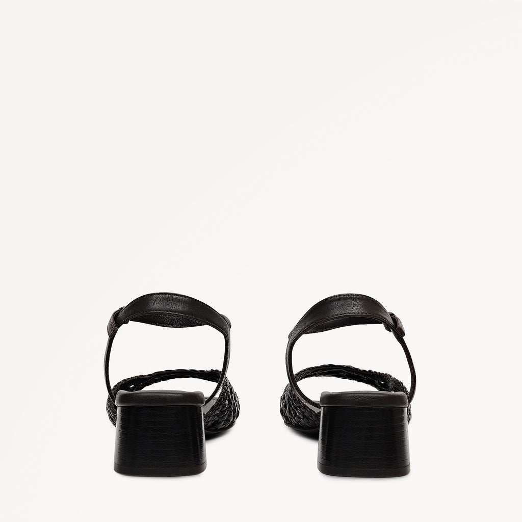 The Camden - Low Block Weave Sandal