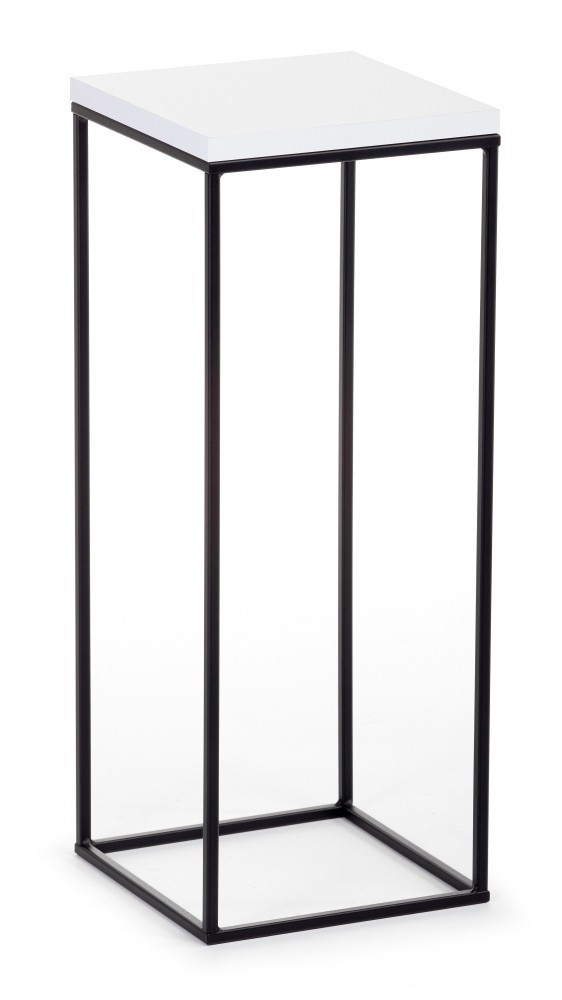Kwietnik stojący 60 cm BasicLoft biały