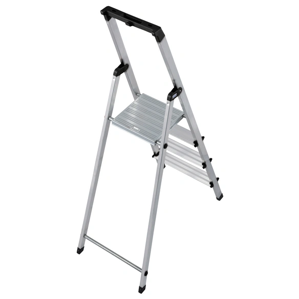 Stufen-Stehleiter »MONTO Solidy«, 3 Sprossen, Aluminium
