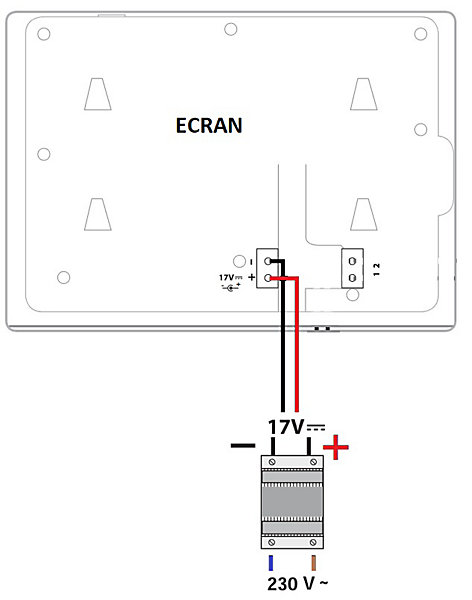 Adaptateur modulaire pour visiophone compatible Extel - Modulo - Extel - 830461