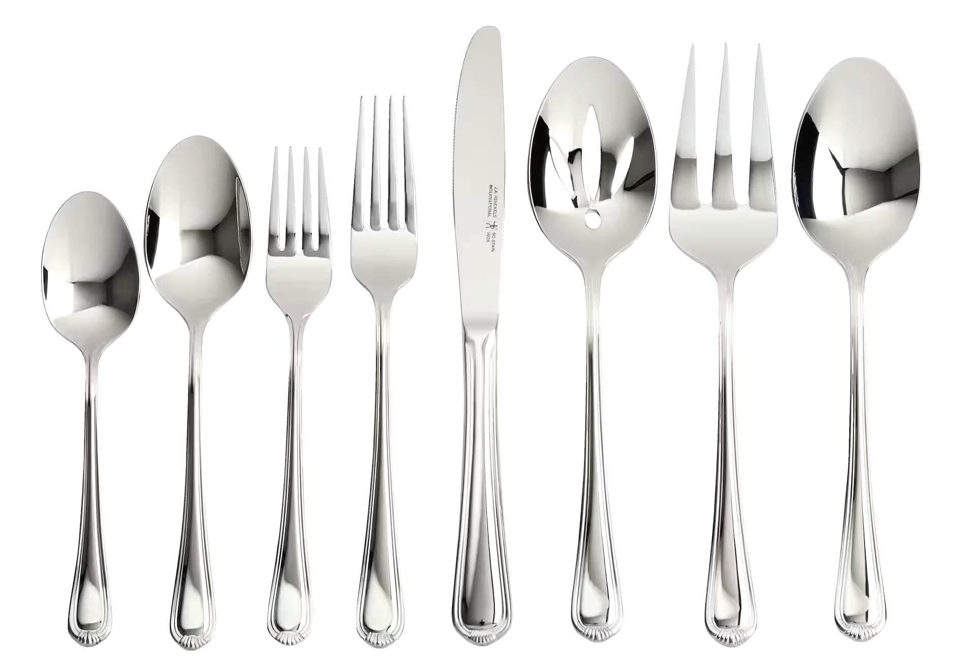 Henckels Alcea 53pc Stainless Steel Flatware Set, Serves 10
