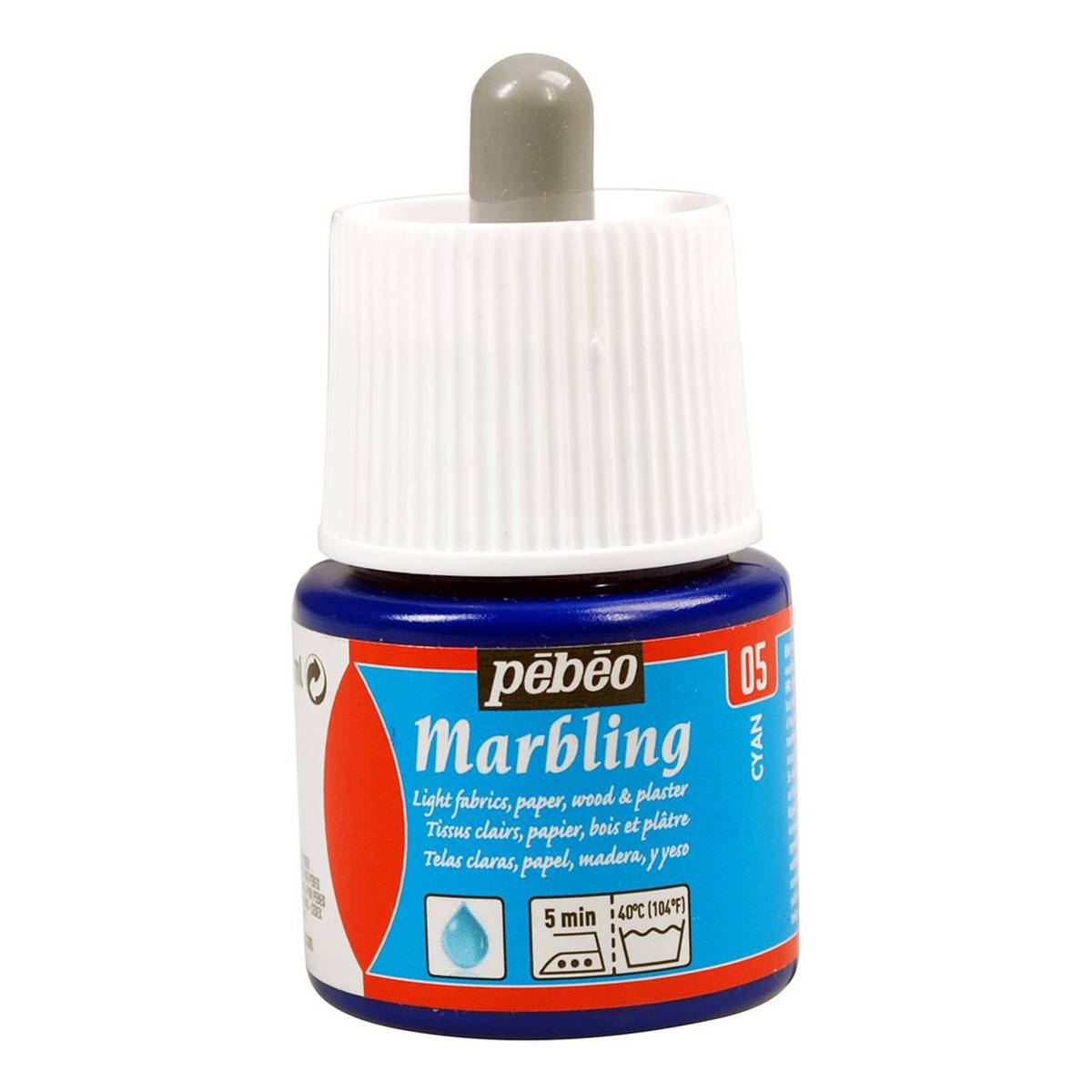 Pebeo Ultramarine Blue Marbling Ink 45ml