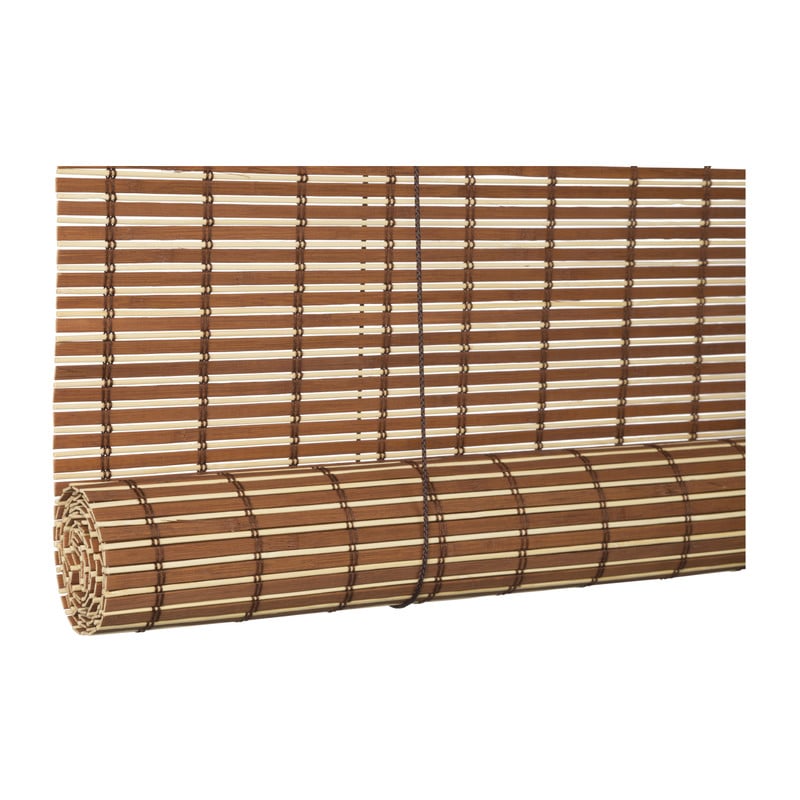 Bamboe rolgordijn - lichtbruin - 60x180 cm