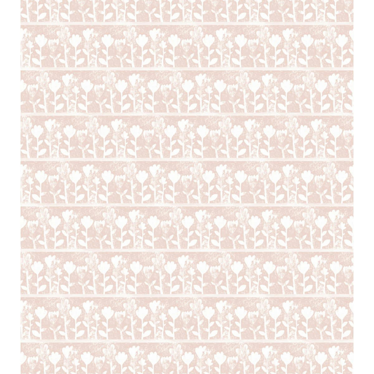 TULIPANO - Papier peint panoramique motif floral Rose pâle 240x270cm