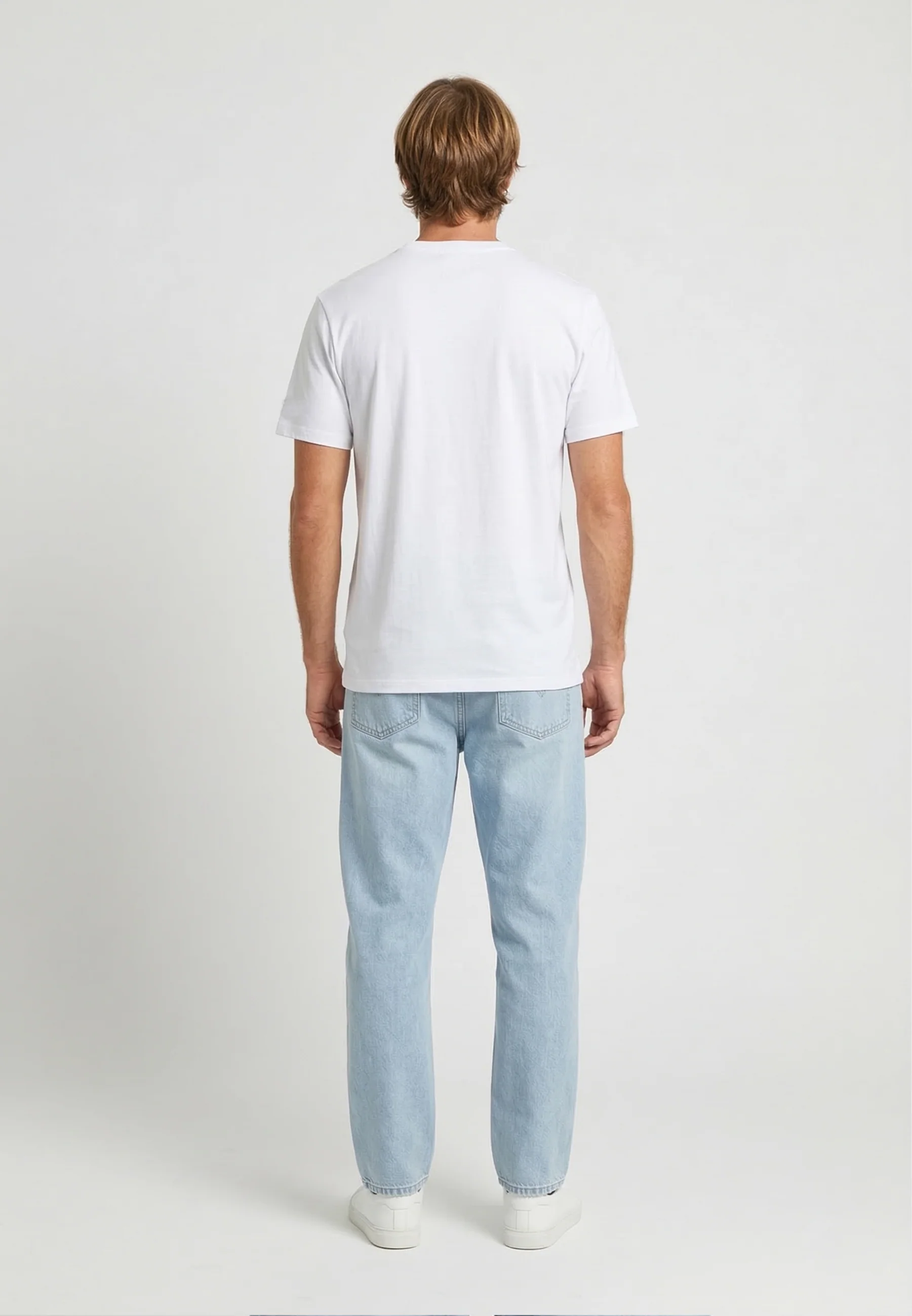 T-shirt manches courtes regular blanc coton TIMAL