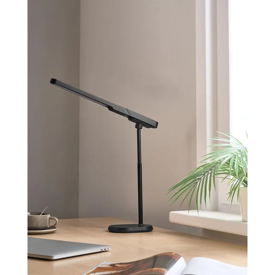 TUCANA - Bureaulamp LED - Zwart - Synthetisch materiaal