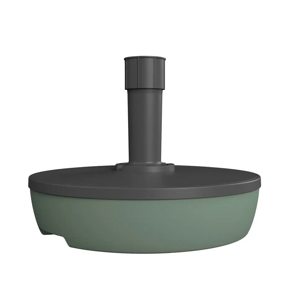 EDA Parasolvoet Rattan - rond - groen - D45 cm - 20 liter