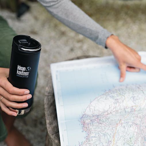 Klean Kanteen 16Oz 473Ml Insulated Tkwide Stainless W/ Cafe Cap Water Bottle